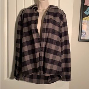 Plaid flannel shirt